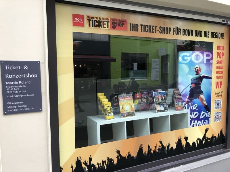 Ticket und Konzertshop Friedrichstraße Bonn Ticket und Konzertshop Friedrichstraße Bonn