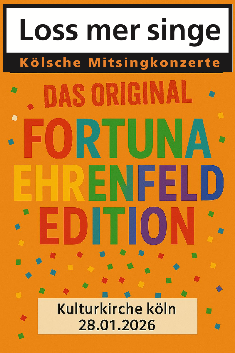 loss mer singe Kulturkirche Köln